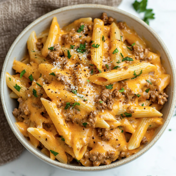 One Pot Cheesy Taco Pasta by Ross