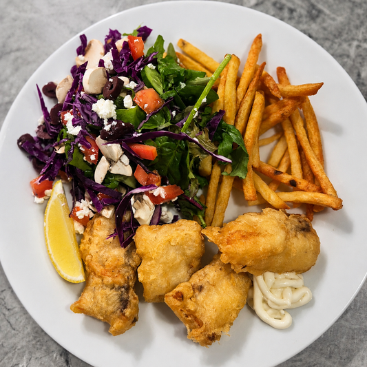 Beer Battered Fish and Chips by Hayley